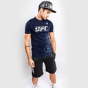 T-SHIRT MANCHES COURTES EN COTON HOMME UFC VENUM AUTHENTIC FIGHT WEEK - BLEU MARINE