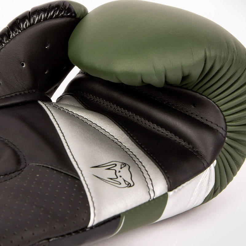 GANTS DE BOXE VENUM ELITE EVO - KAKI/ARGENT