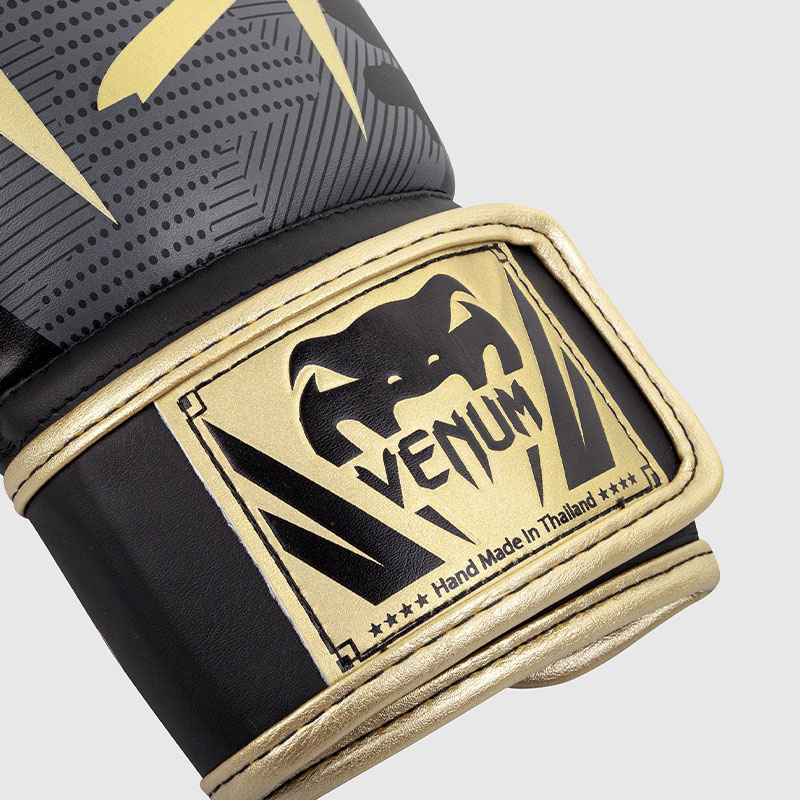 GANTS DE BOXE VENUM ELITE - DARK CAMO/OR