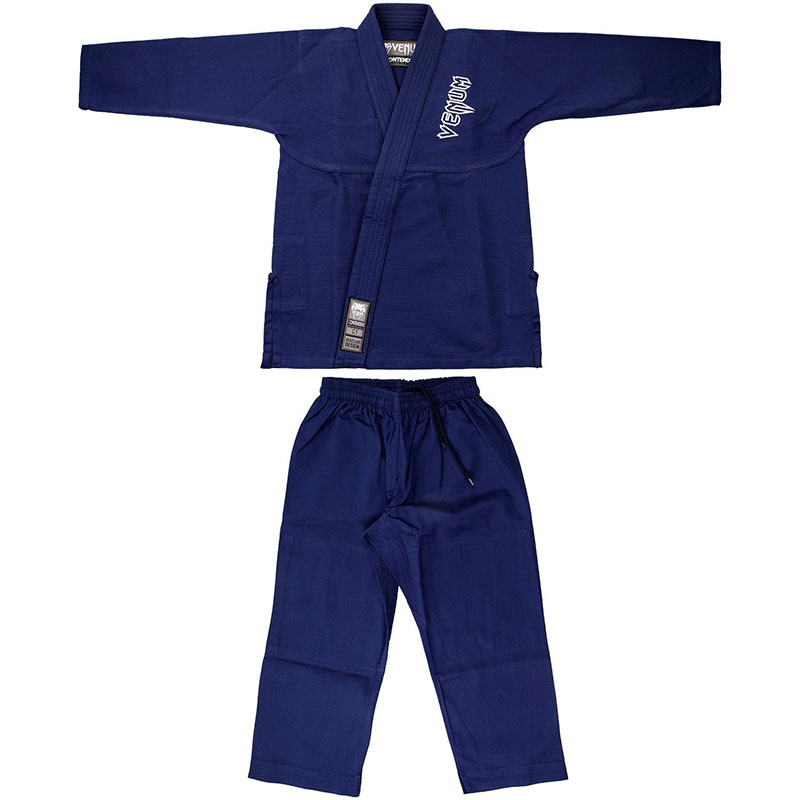 KIMONO JJB ENFANT VENUM CONTENDER + CEINTURE BLANCHE OFFERTE - BLEU MARINE