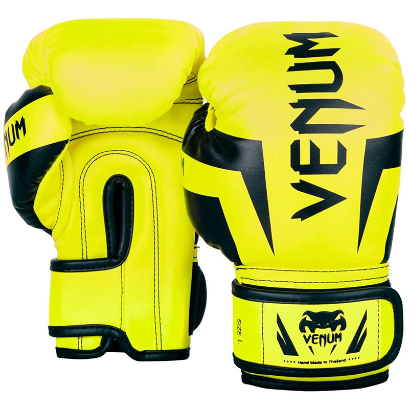 GANTS DE BOXE ENFANT VENUM ELITE - JAUNE FLUO