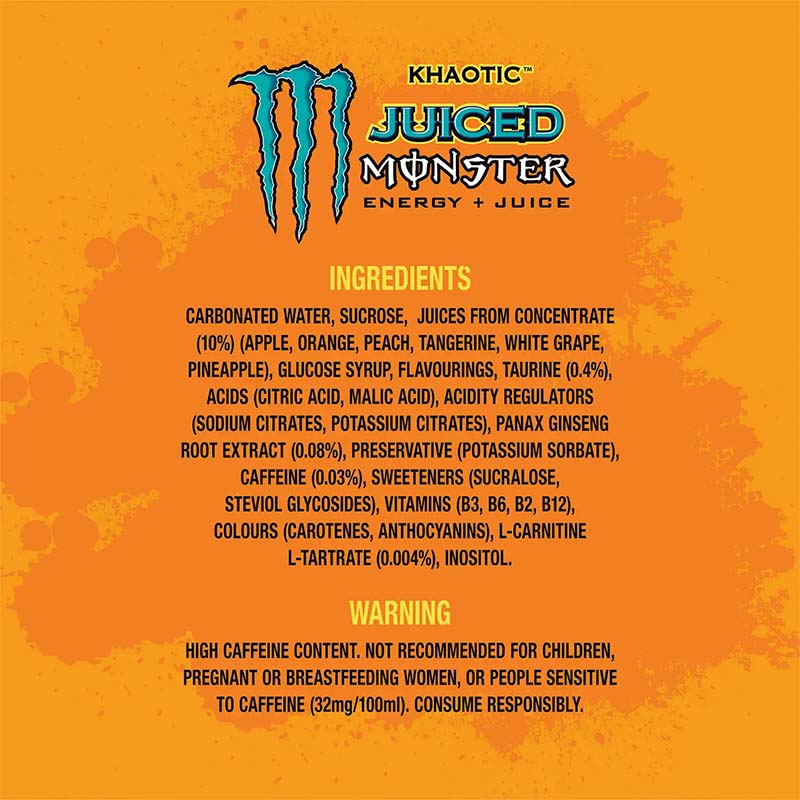 Juiced Monster Energy Khaotic 500ml