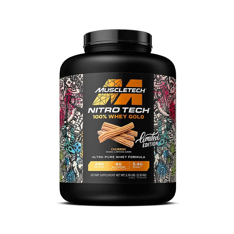 MUSCLETECH NITROTECH 100% WHEY GOLD - 5LBS WHEY PROTEINE 