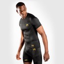 RASHGUARD VENUM G-FIT - MANCHES COURTES - NOIR/OR