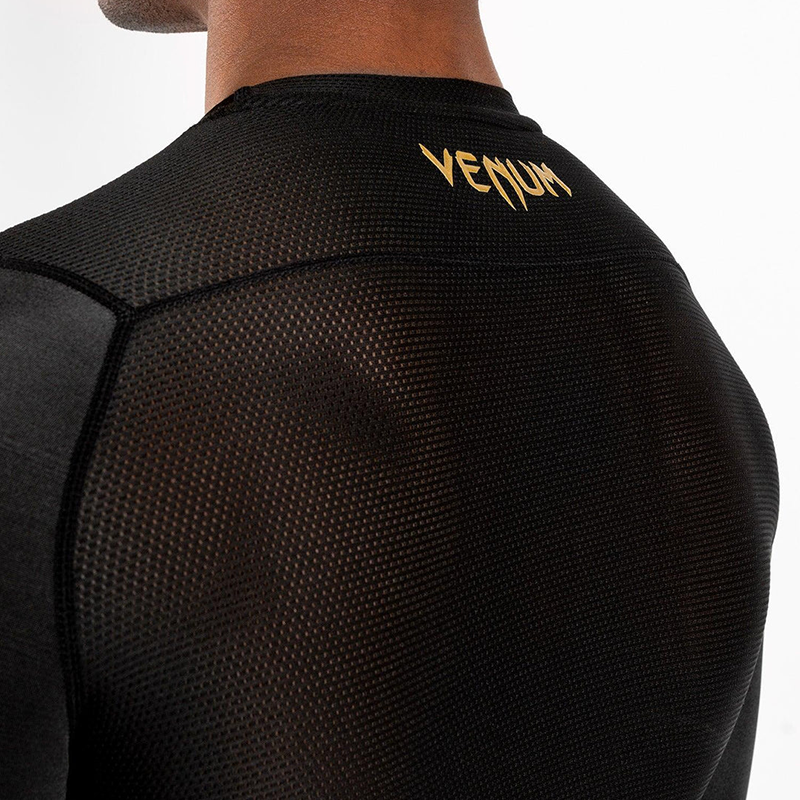 RASHGUARD VENUM G-FIT - MANCHES LONGUES - NOIR/OR