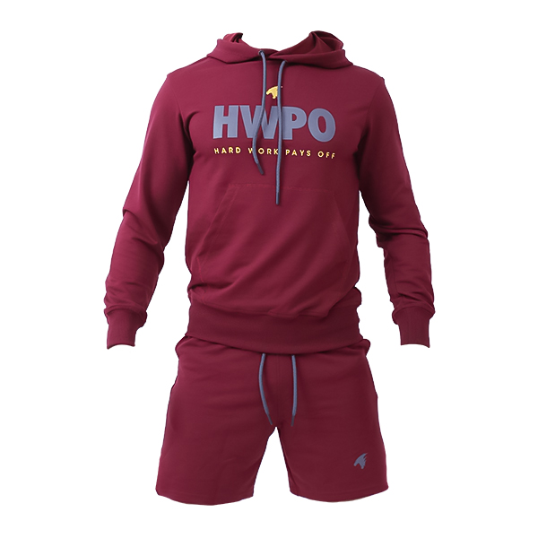 Zilla USA 3 PIECE HWPO TRACKSUIT SET BORDEAUX