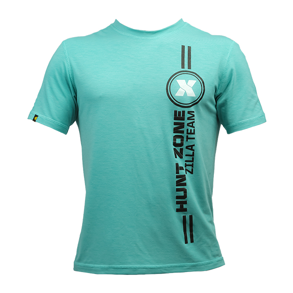 [ZTSSLT-0642-LT-S] Zilla USA T-SHIRT HUNT ZONE LIGHT TURQUOISE (S)