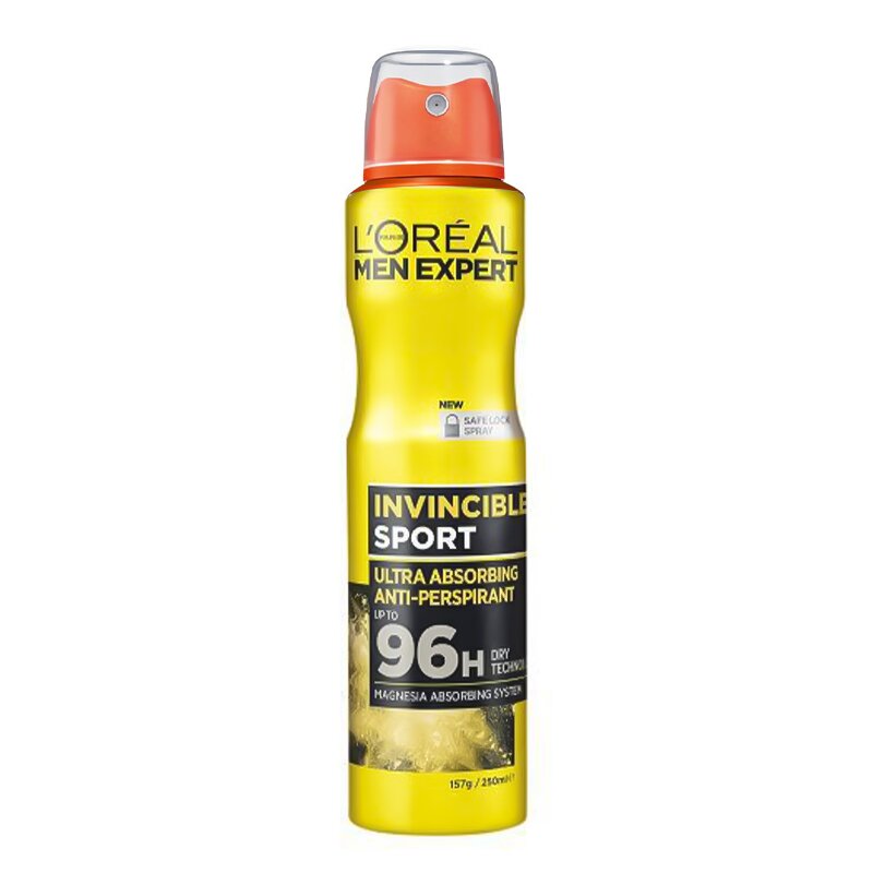 L'ORÉAL PARIS MEN EXPERT - DÉODORANT SPRAY INVINCIBLE SPORT 96H - 250ML