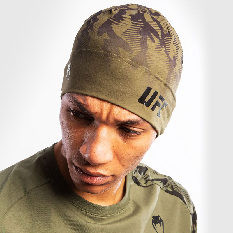 [VNMUFC-00022-015] BONNET PERFORMANCE UNISEXE UFC VENUM AUTHENTIC FIGHT WEEK - KAKI