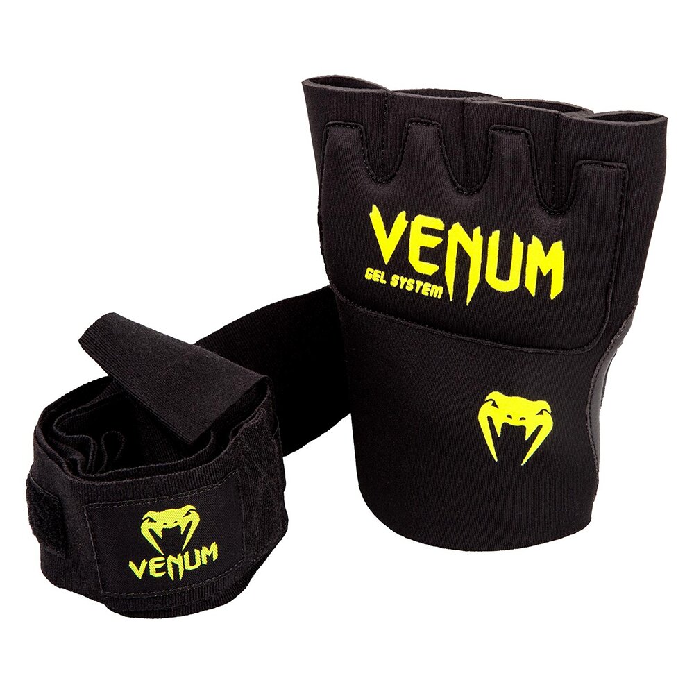 [EU-VENUM-0181-BLACK/YELLOW] SOUS-GANTS VENUM GEL KONTACT - NOIR/JAUNE FLUO