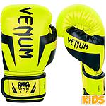 [VENUM-03234-014-S] GANTS DE BOXE ENFANT VENUM ELITE - JAUNE FLUO (S)