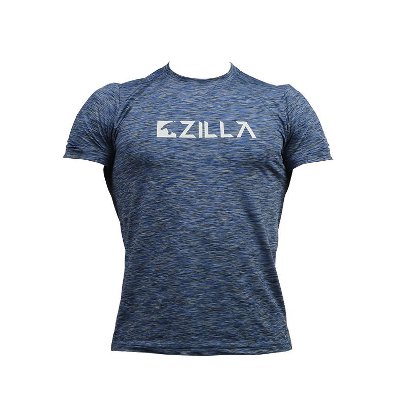 [ZTSB-0644A-S] Zilla USA FIT PRO T-SHIRT BLUE  (S)