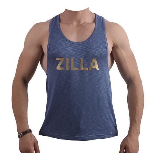 [ZTKB-0354A-L] Zilla USA TRAINING TANK TOP BLUE (L)