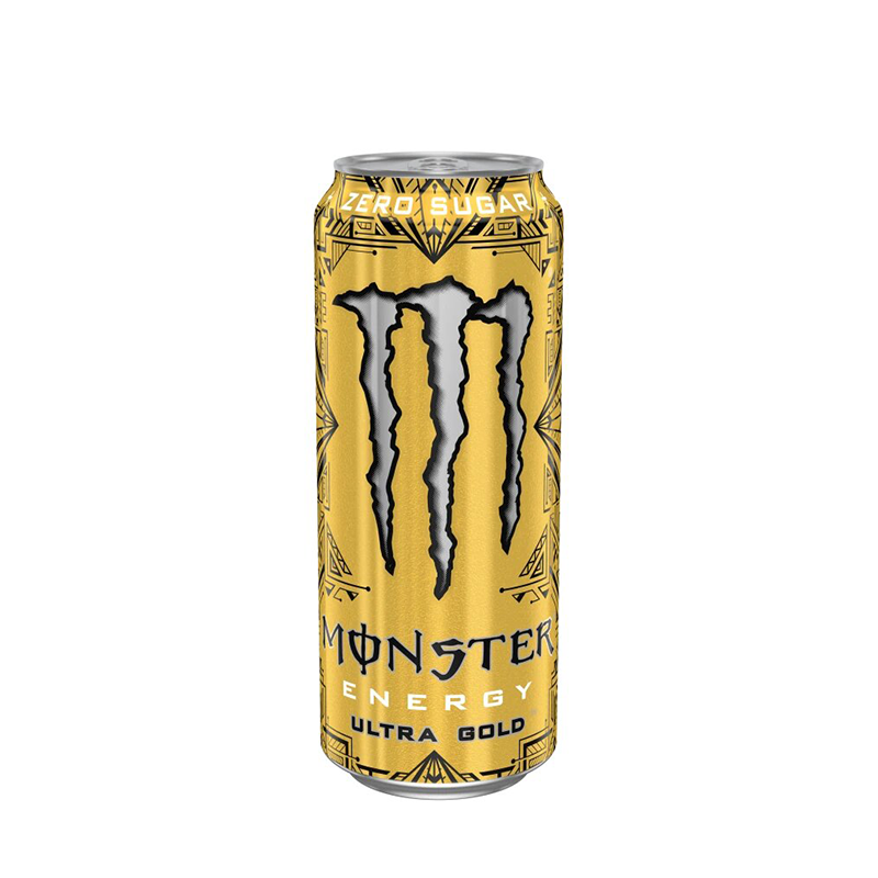 Monster Energy Zero Ultra Gold, Sugar Free Energy Drink 500ml