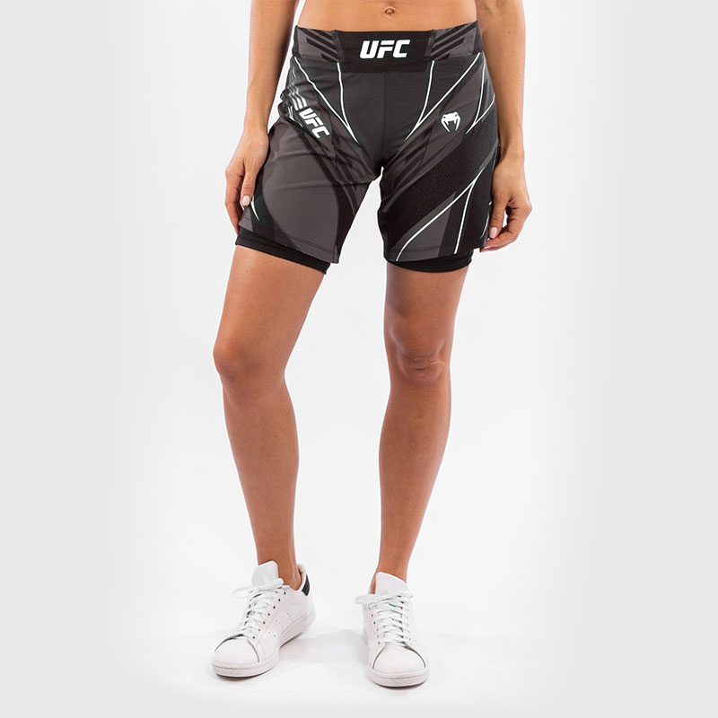 [VNMUFC-00019-001-S] FIGHTSHORT FEMME UFC VENUM AUTHENTIC FIGHT NIGHT - COUPE LONGUE - NOIR (S)