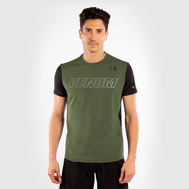 [VENUM-04262-578-S] DRY TECH T-SHIRT VENUM CLASSIC EVO - KAKI/ARGENT (S)