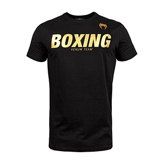 [VENUM-03731-126-L] T-SHIRT VENUM BOXING VT - NOIR/OR (L)