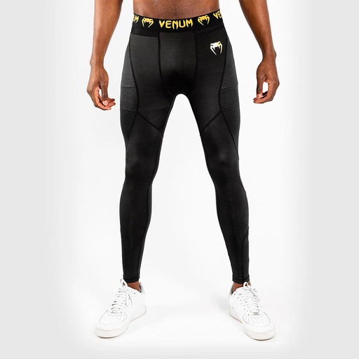 [VENUM-03727-126-L] PANTALON DE COMPRESSION VENUM G-FIT - NOIR/OR (L)