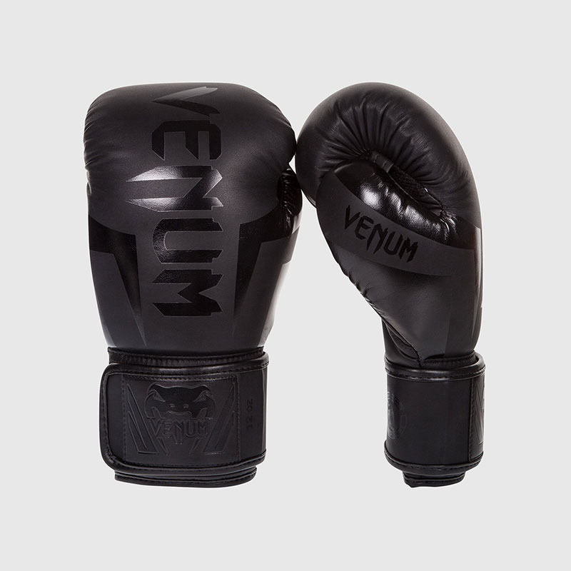 [EU-VENUM-1392-16oz-Black] GANTS DE BOXE VENUM ELITE - NOIR (16 oz)