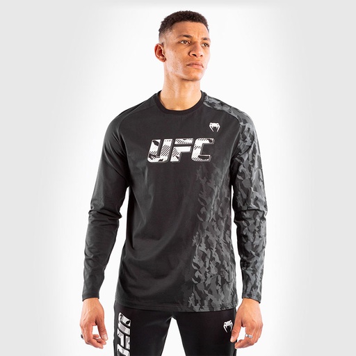 [VNMUFC-00056-001-L] T-SHIRT MANCHES LONGUES HOMME UFC VENUM AUTHENTIC FIGHT WEEK - NOIR (L)