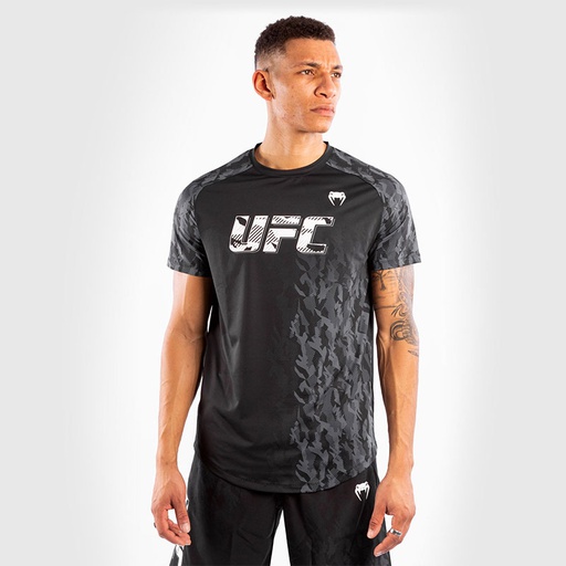 [VNMUFC-00043-001-L] T-SHIRT TECHNIQUE MANCHES COURTES HOMME UFC VENUM AUTHENTIC FIGHT WEEK - NOIR (L)