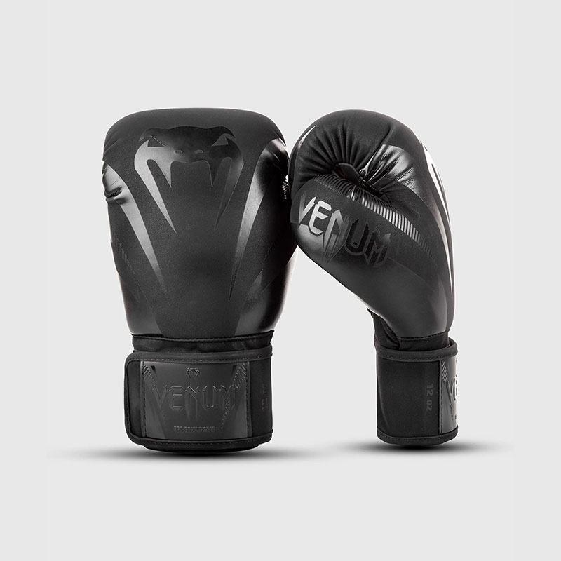 [VENUM-03284-130-10oz] GANTS DE BOXE VENUM IMPACT - NOIR/NOIR (10 oz)