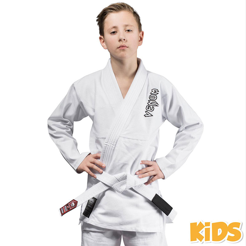 [VENUM-03344-002-C1] KIMONO JJB ENFANT VENUM CONTENDER + CEINTURE BLANCHE OFFERTE - BLANC (C1)