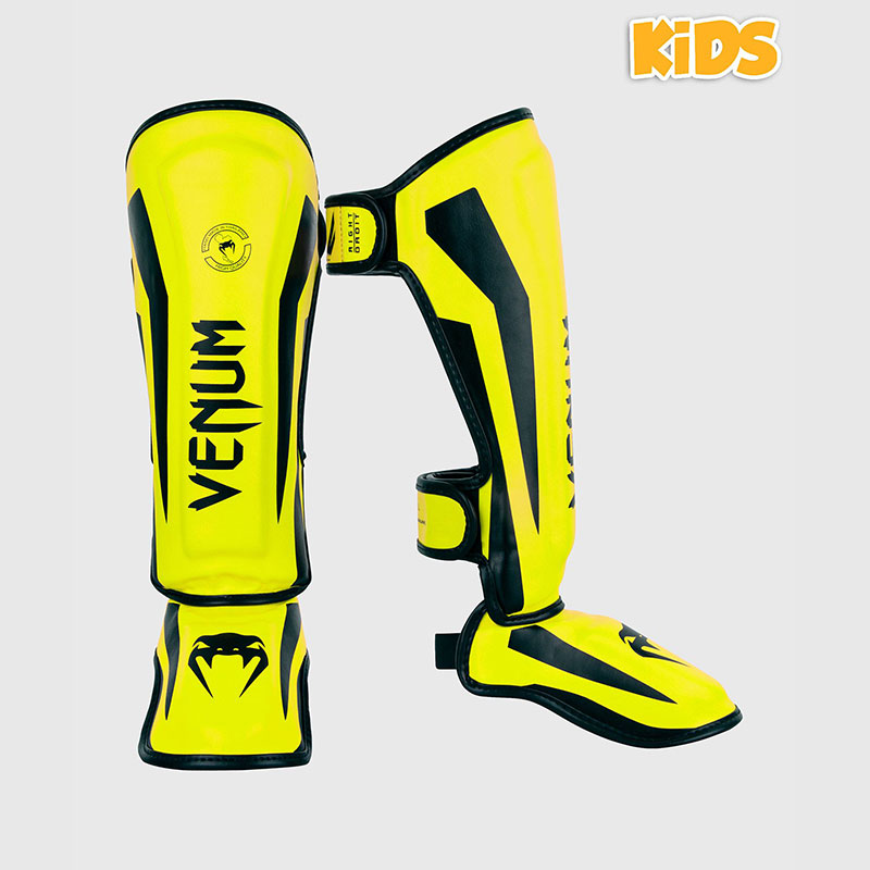 [VENUM-03235-014-S] VENUM ELITE SHIN GUARDS KIDS - EXCLUSIVE - NEO YELLOW (S)