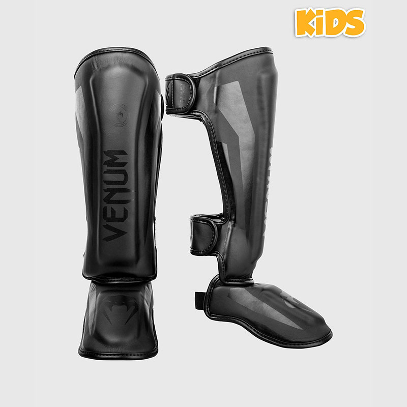 [VENUM-03235-114-S] VENUM ELITE SHIN GUARDS KIDS - EXCLUSIVE - BLACK/BLACK (S)