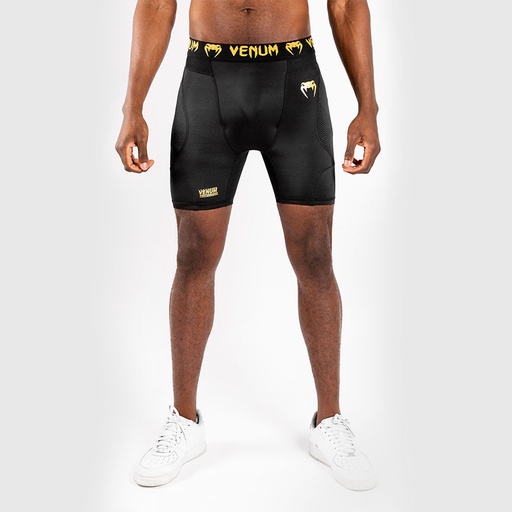 [VENUM-03725-126-L] SHORT DE COMPRESSION VENUM G-FIT - NOIR/OR (L)