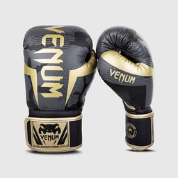 GANTS DE BOXE VENUM ELITE - DARK CAMO/OR