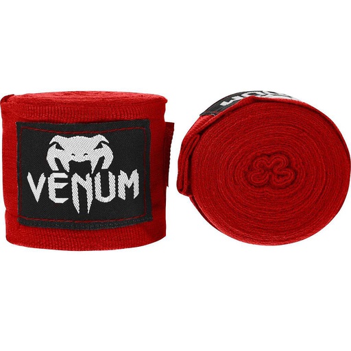 [EU-VENUM-0429-Red] BANDAGES DE BOXE VENUM KONTACT - 4 MÈTRES - ROUGE